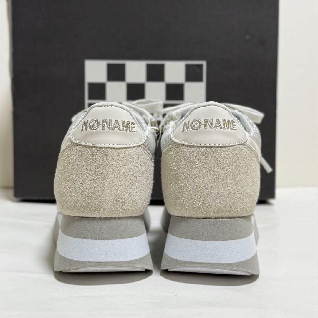 未使用品 ノーネーム シルバーラメ スニーカー 36 SPEED