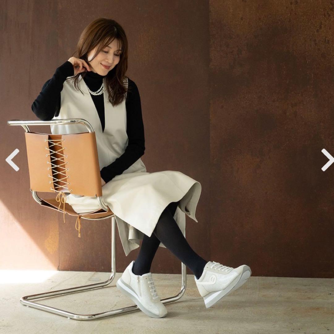 未使用品 ノーネーム シルバーラメ スニーカー 36 SPEED