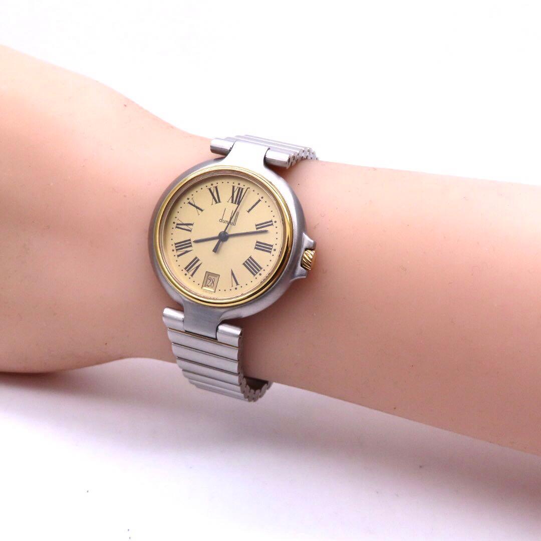 ☆極美品 ミレニアム ダンヒル Dunhill 時計 ゴールド ボーイズ