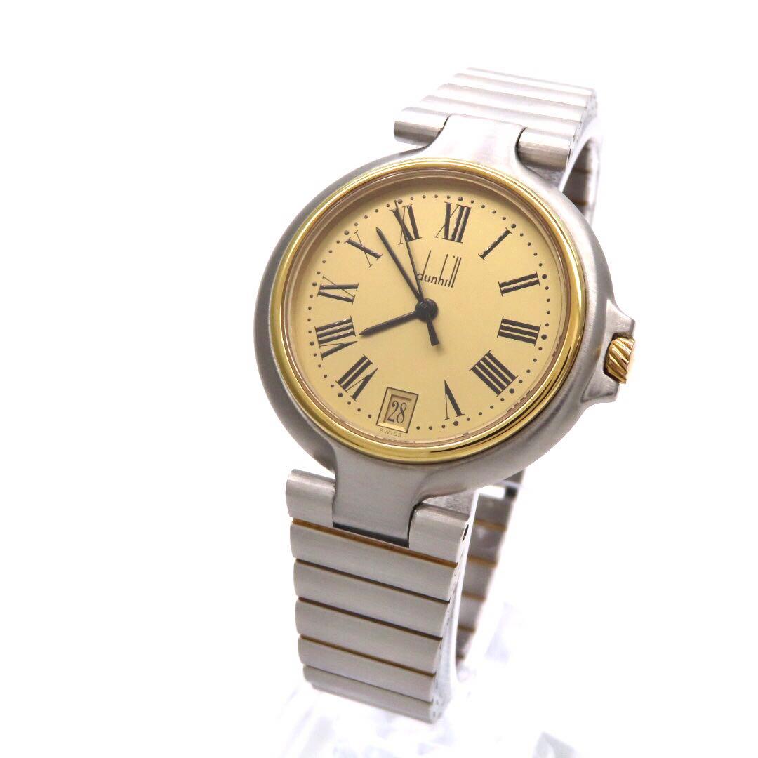 ☆極美品 ミレニアム ダンヒル Dunhill 時計 ゴールド ボーイズ