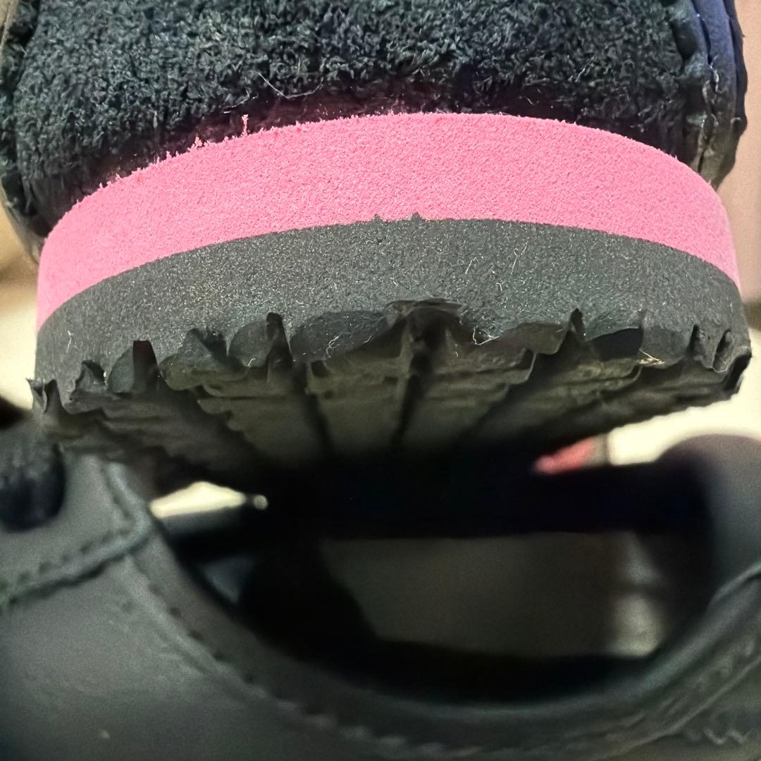 23cm 新品　オニツカタイガー　 ブラック ピンク スニーカー　メキシコ