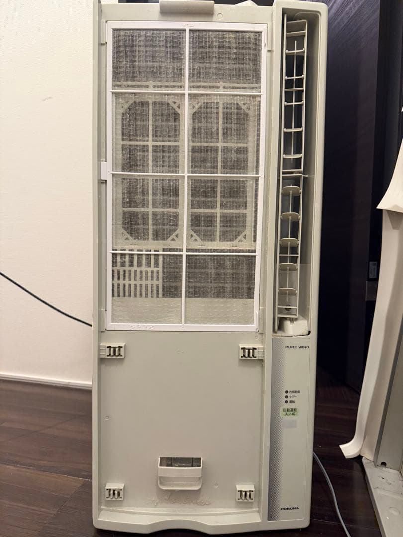 コロナ 冷房専用窓用エアコン 取付枠つき CW-1820-W 2020年製