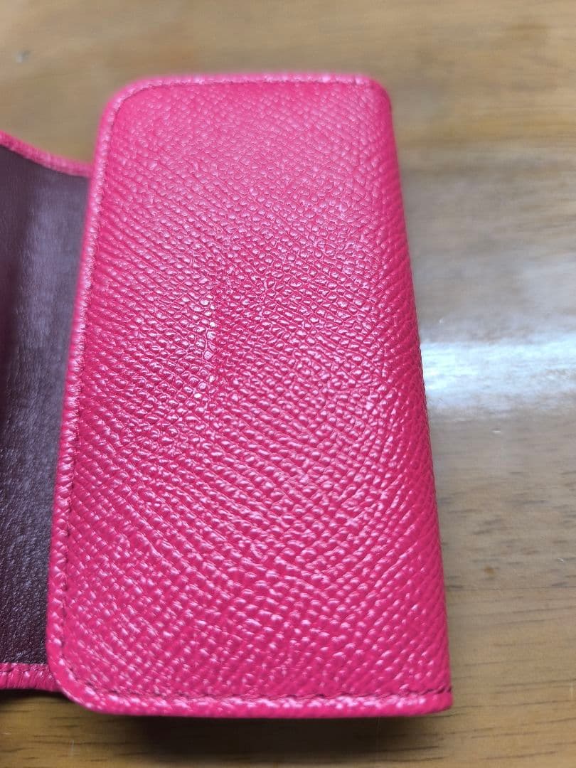 【未使用・正規品】BVLGARI 6連キーケース／ルビーレッド／保証書・箱付き