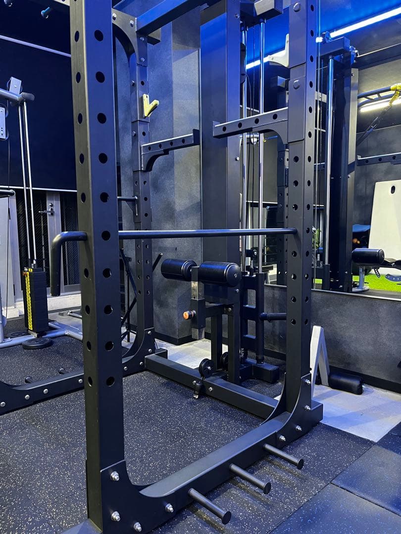 【直接引取】パワーラック＆ラットロウマシン ブラック