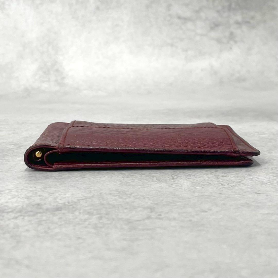 【極美品】カルティエ　マネークリップ　フラグメントケース　小銭入れ付　レザー