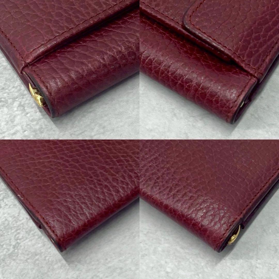 【極美品】カルティエ　マネークリップ　フラグメントケース　小銭入れ付　レザー