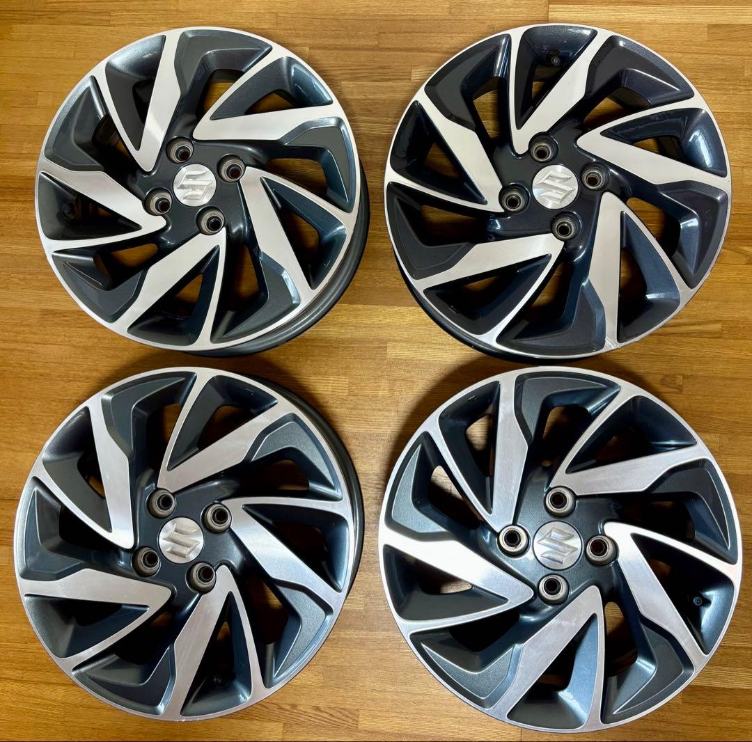 【SUZUKI純正】15インチ ホイール 4本セット　室内保管品