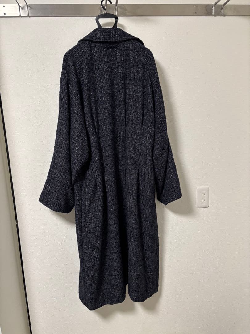 ジャケット・アウター DAIRIKU Big-Sleeve Tucked Tweed Coat