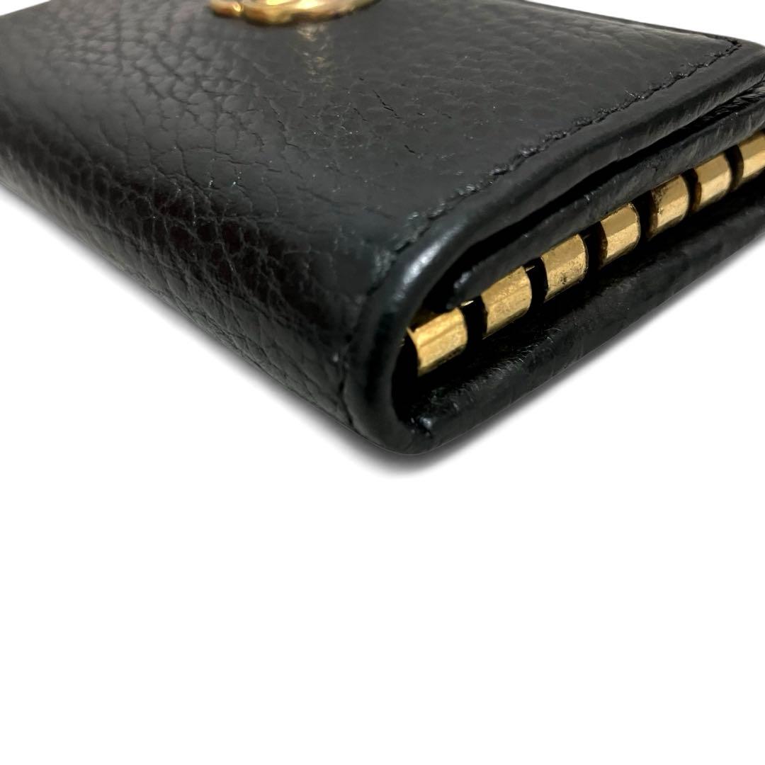 美品‼️GUCCI グッチ 6連キーケースGGマーモント