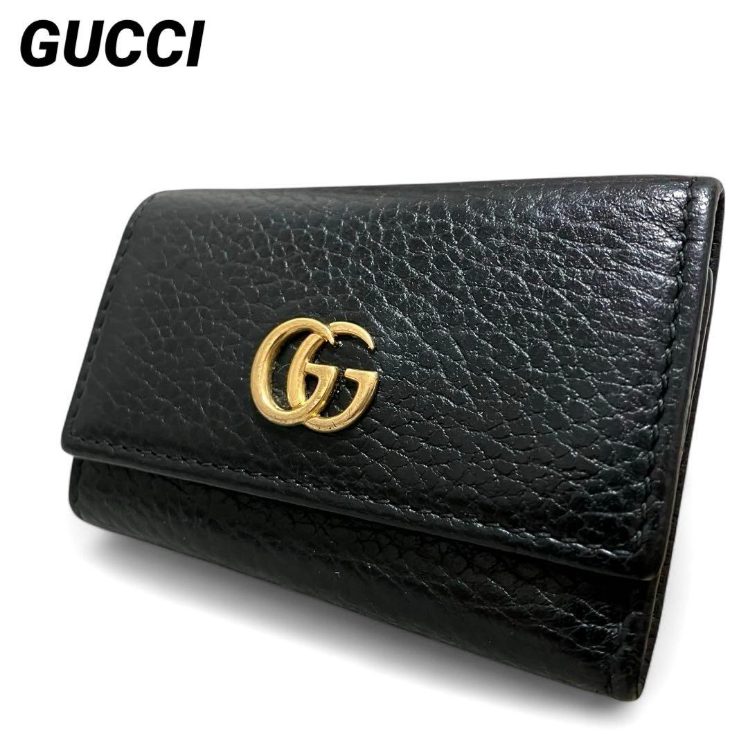 美品‼️GUCCI グッチ 6連キーケースGGマーモント