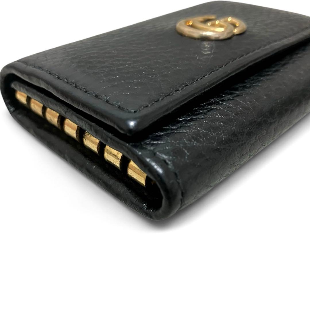 美品‼️GUCCI グッチ 6連キーケースGGマーモント