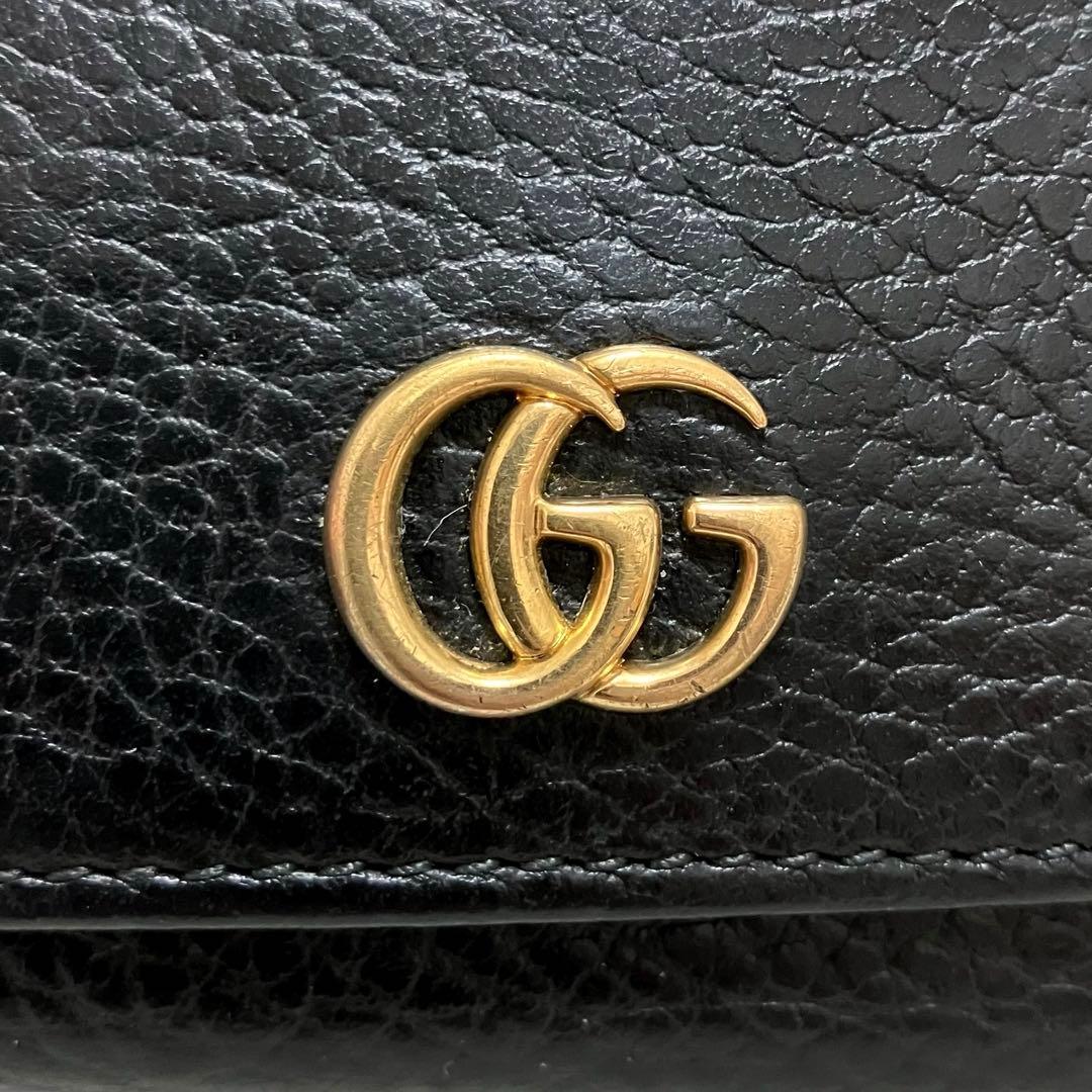 美品‼️GUCCI グッチ 6連キーケースGGマーモント