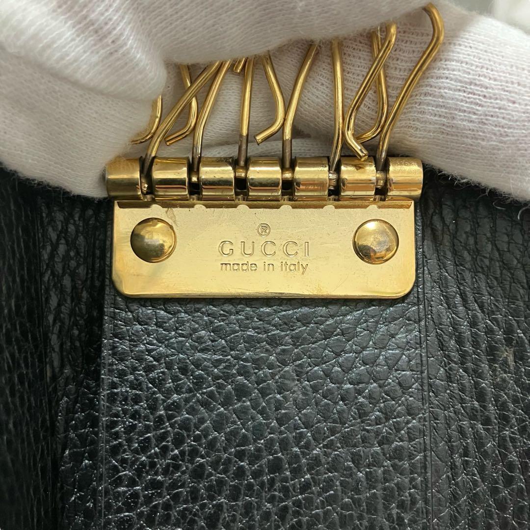 美品‼️GUCCI グッチ 6連キーケースGGマーモント