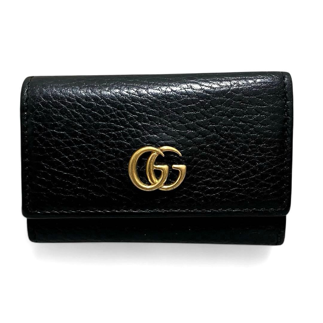 美品‼️GUCCI グッチ 6連キーケースGGマーモント