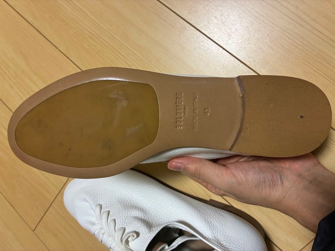 未使用　SOLOVIERE ソロヴィエール　レザーシューズ