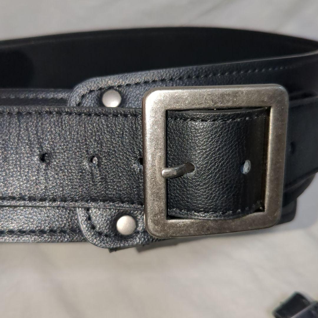 ウエスタンガンベルト　saa ホルスター　合皮製　カードホルダー付