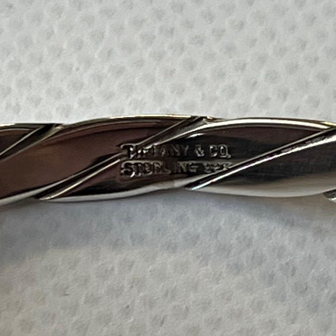 TIFFANY&Co. ナイフエッジ ツイスト シルバーバングル