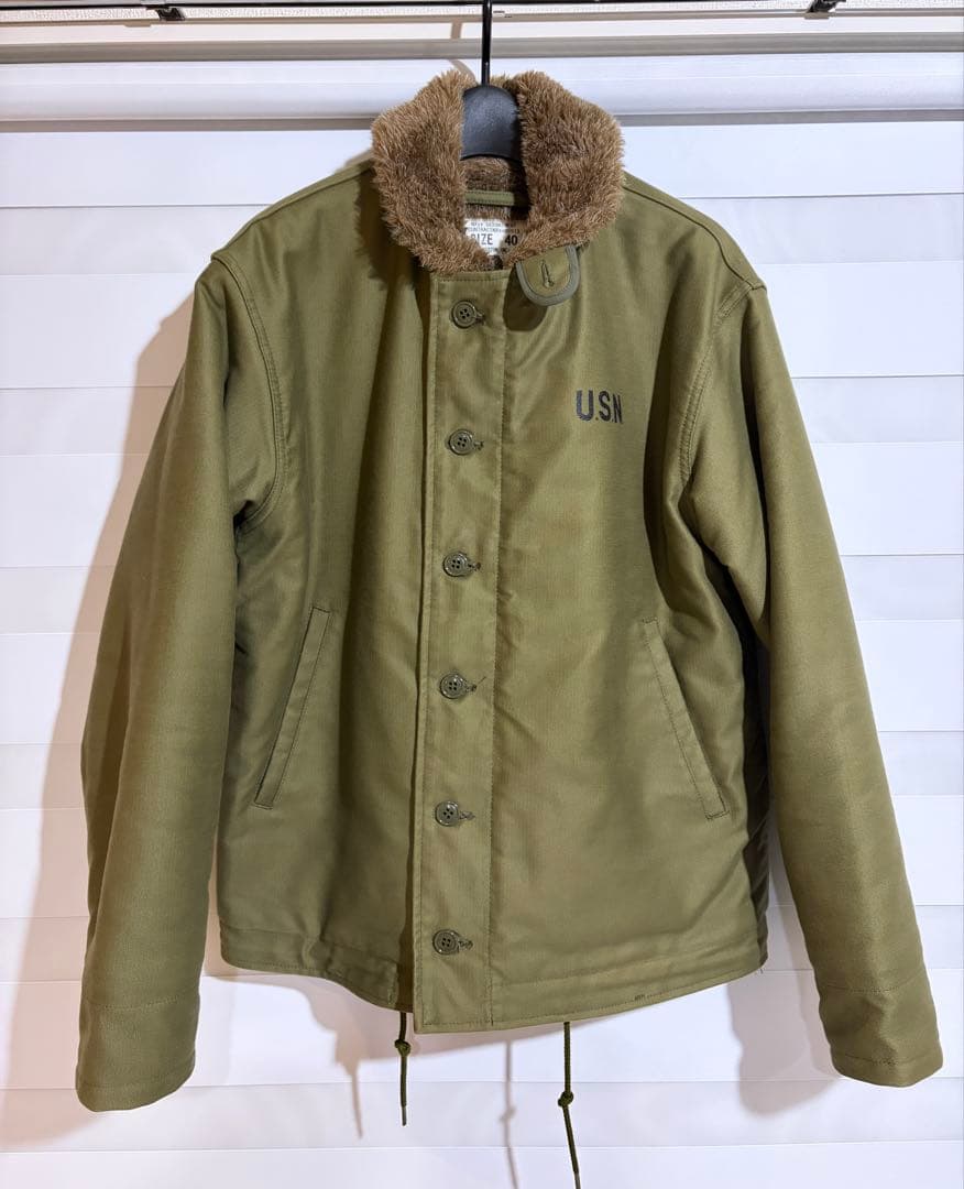 HOUSTON ヒューストン 5N-1 N-1デッキジャケット 日本製　美品