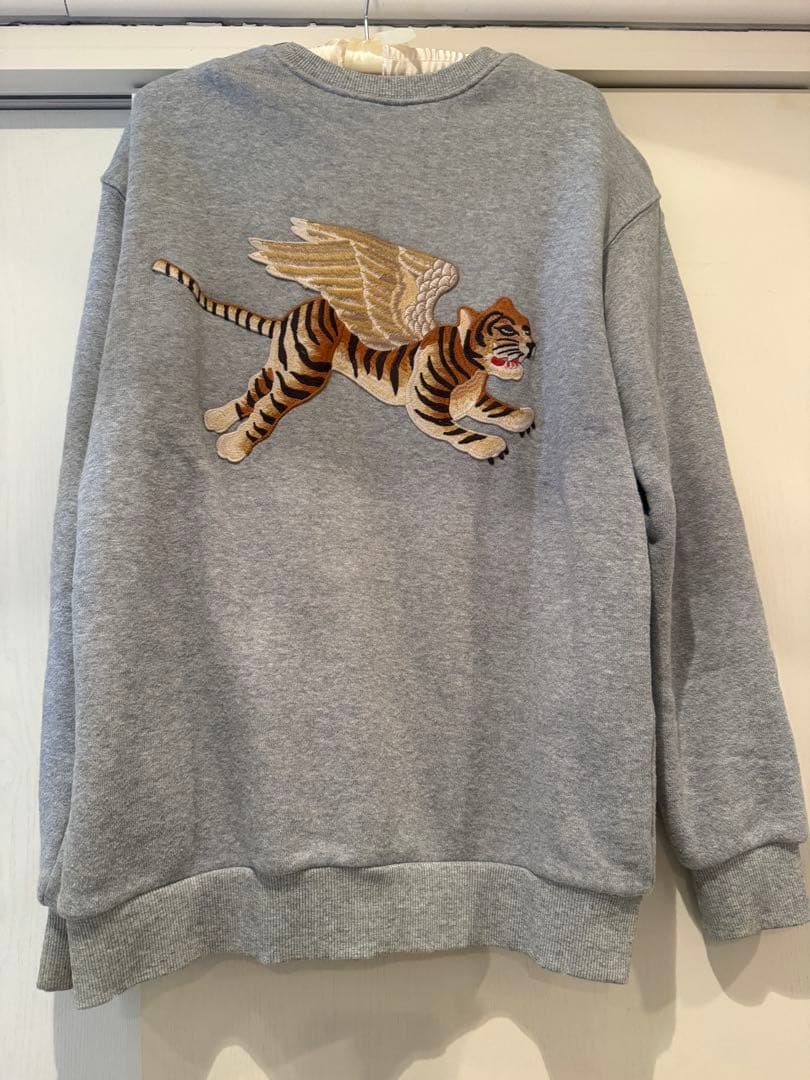 トップス Vintage Logo Sweat Tiger EmbroideryGUCCI