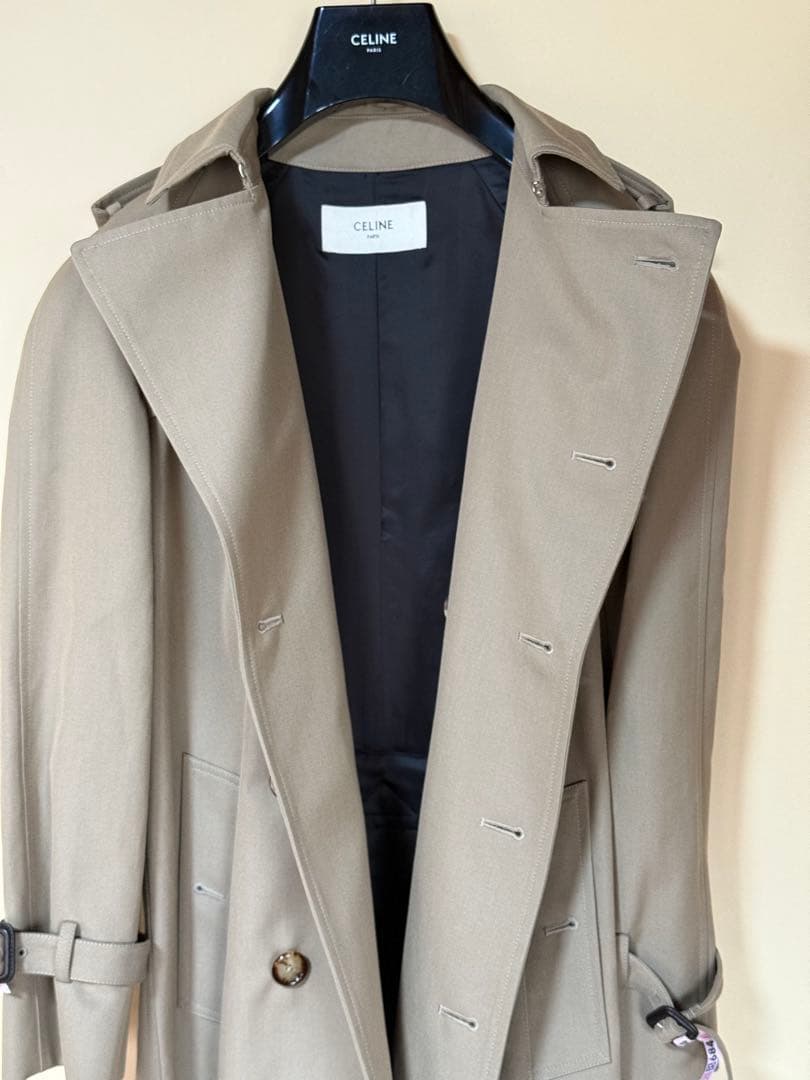 CELINE トレンチコート　34