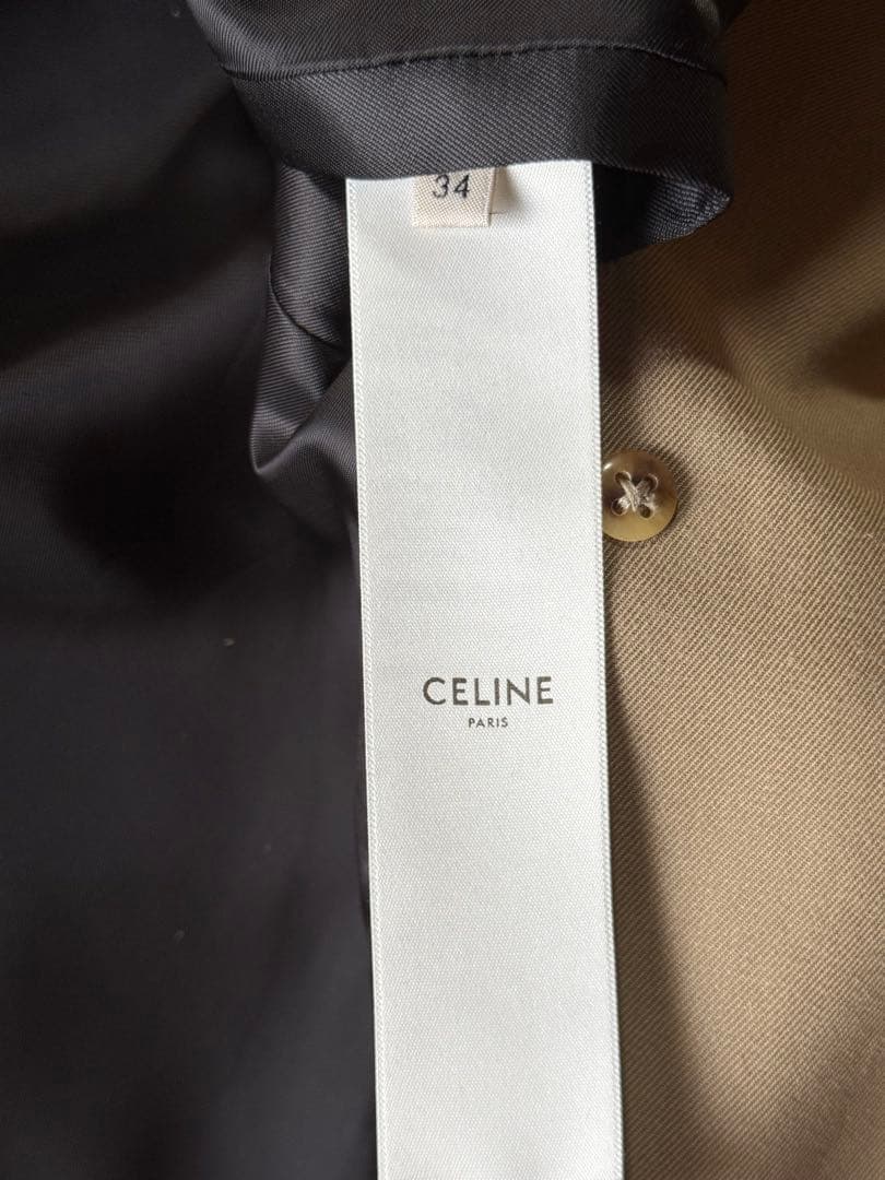 CELINE トレンチコート　34