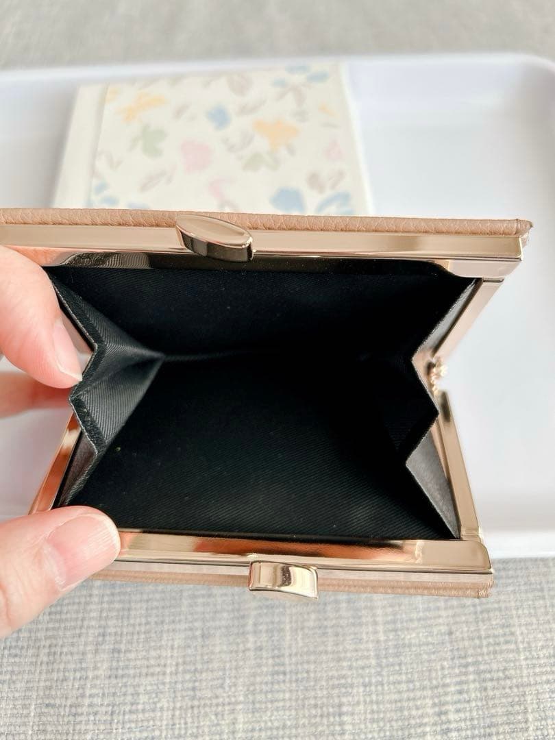 皇居財布　がま口　二つ折り　モカブラウン