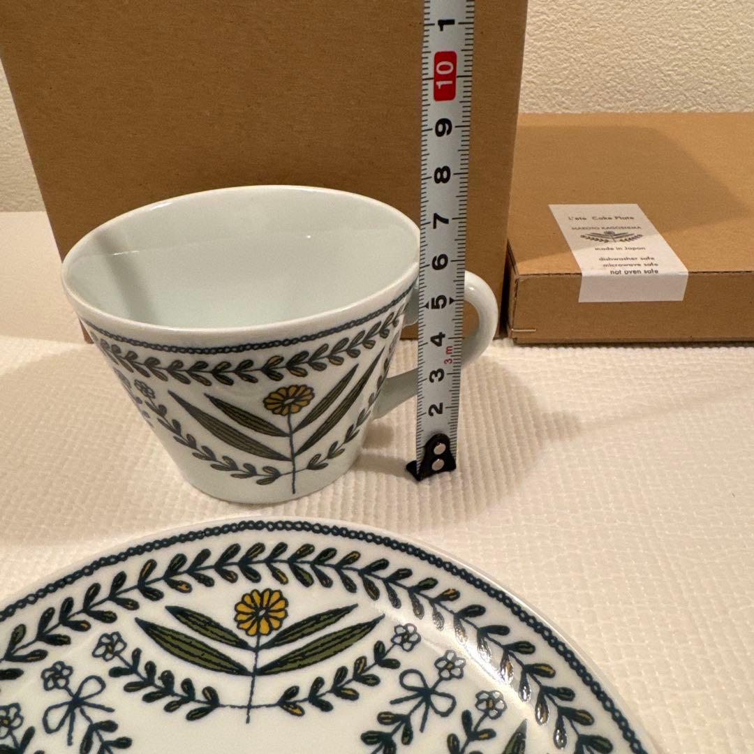 鹿児島睦 カップ＆ソーサー・ケーキプレート　セット