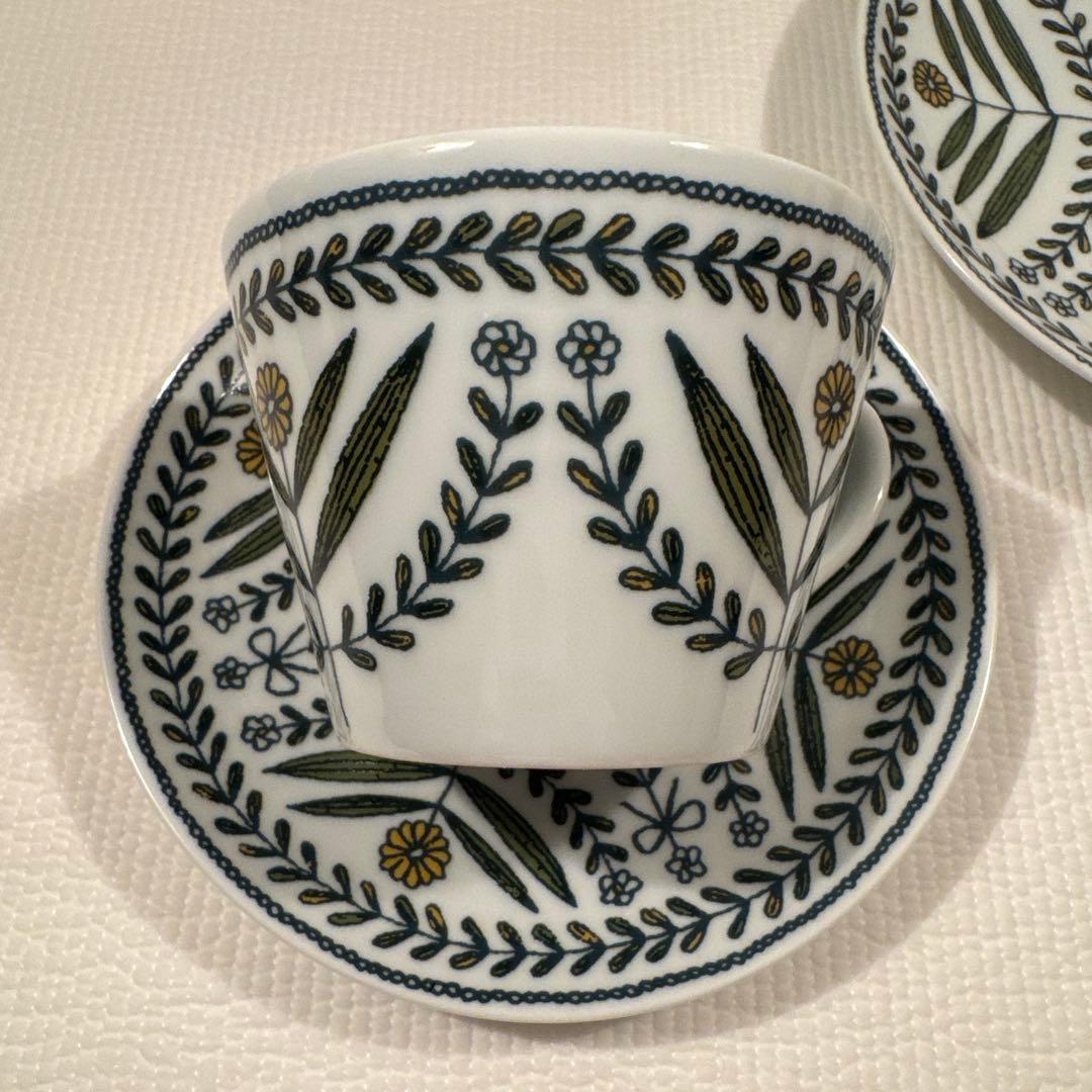 鹿児島睦 カップ＆ソーサー・ケーキプレート　セット