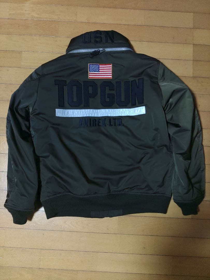 ★希少AVIREX CWU45P フライトジャケット トップガン XL★