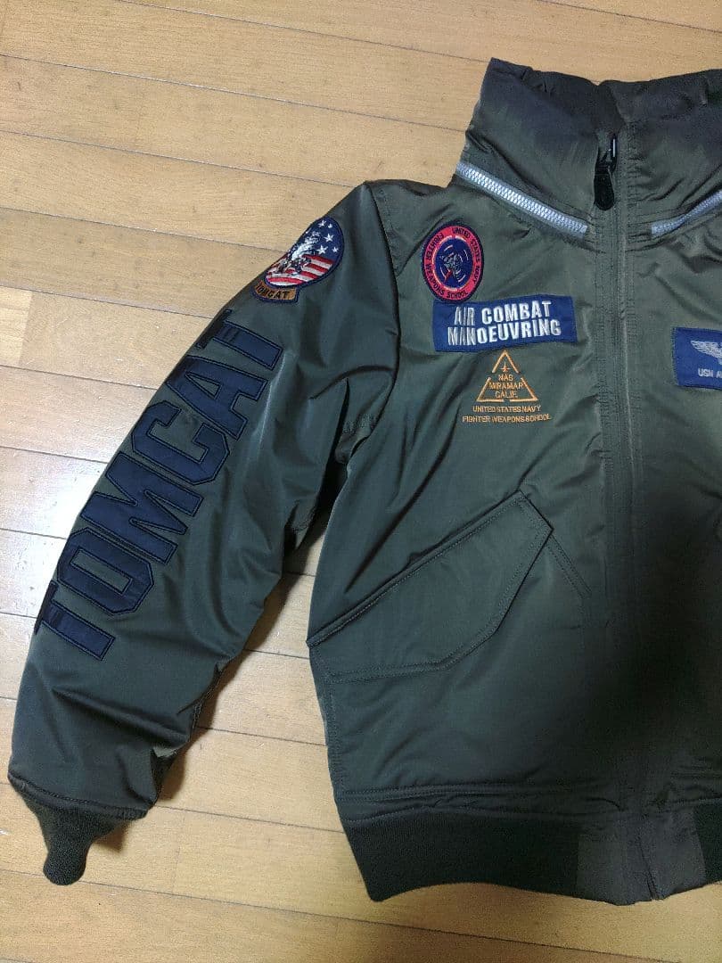 ★希少AVIREX CWU45P フライトジャケット トップガン XL★
