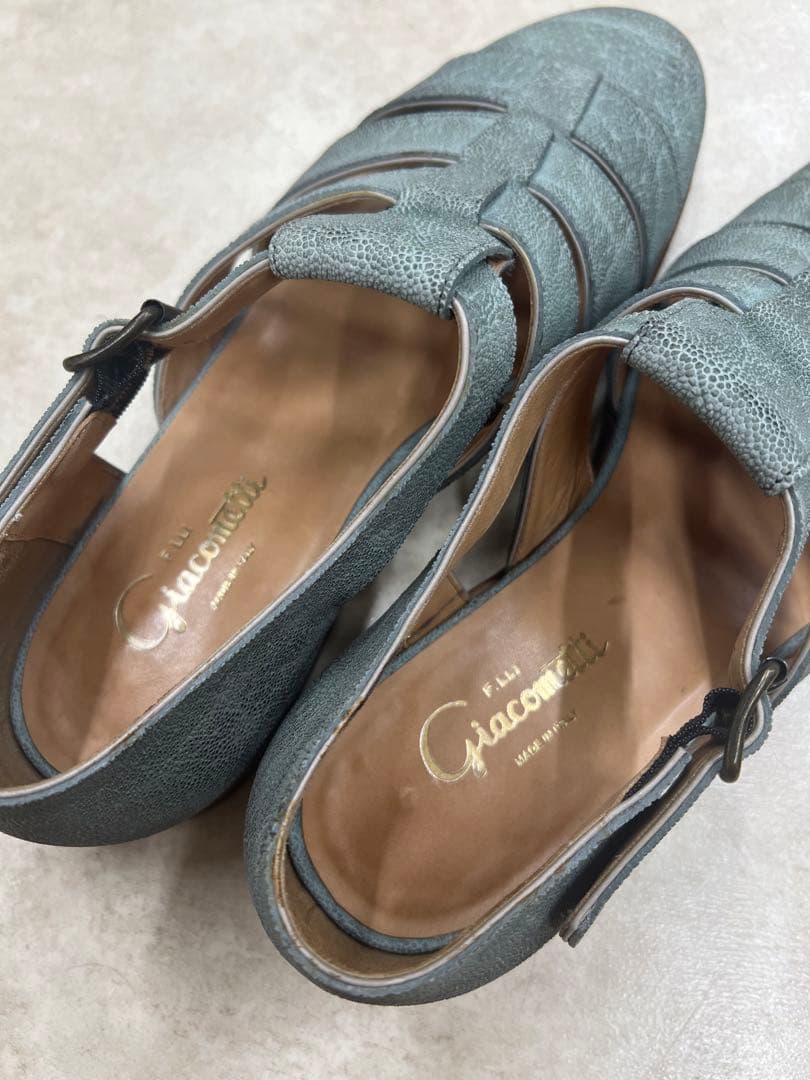 【24日終了】F.LLI.GIACOMETTI グルカサンダル エレファント