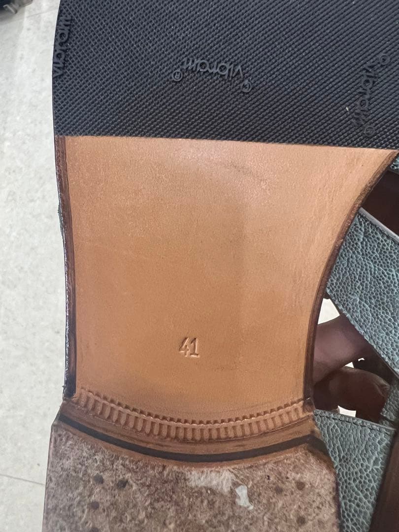 【24日終了】F.LLI.GIACOMETTI グルカサンダル エレファント