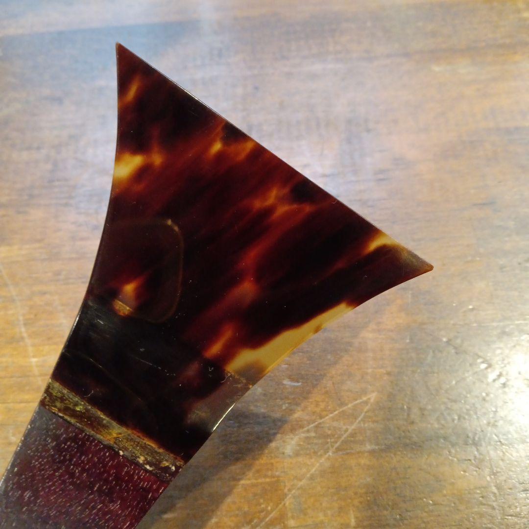 三味線　鼈甲撥　天然素材　バチ　和楽器 津軽三味線