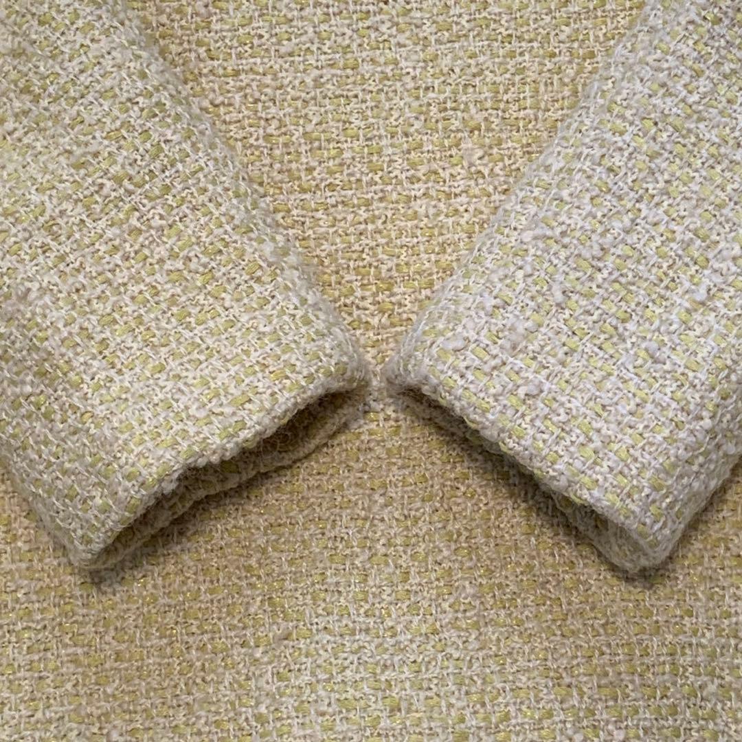 ［滝沢眞規子着用］セリーヌ　ツイード　シャスールジャケット　トリオンフ総柄