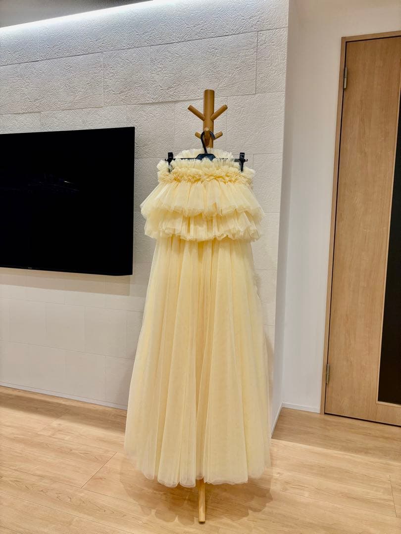 DRESS PRODUCTION フリル チュールドレス （ケース付）美品✨