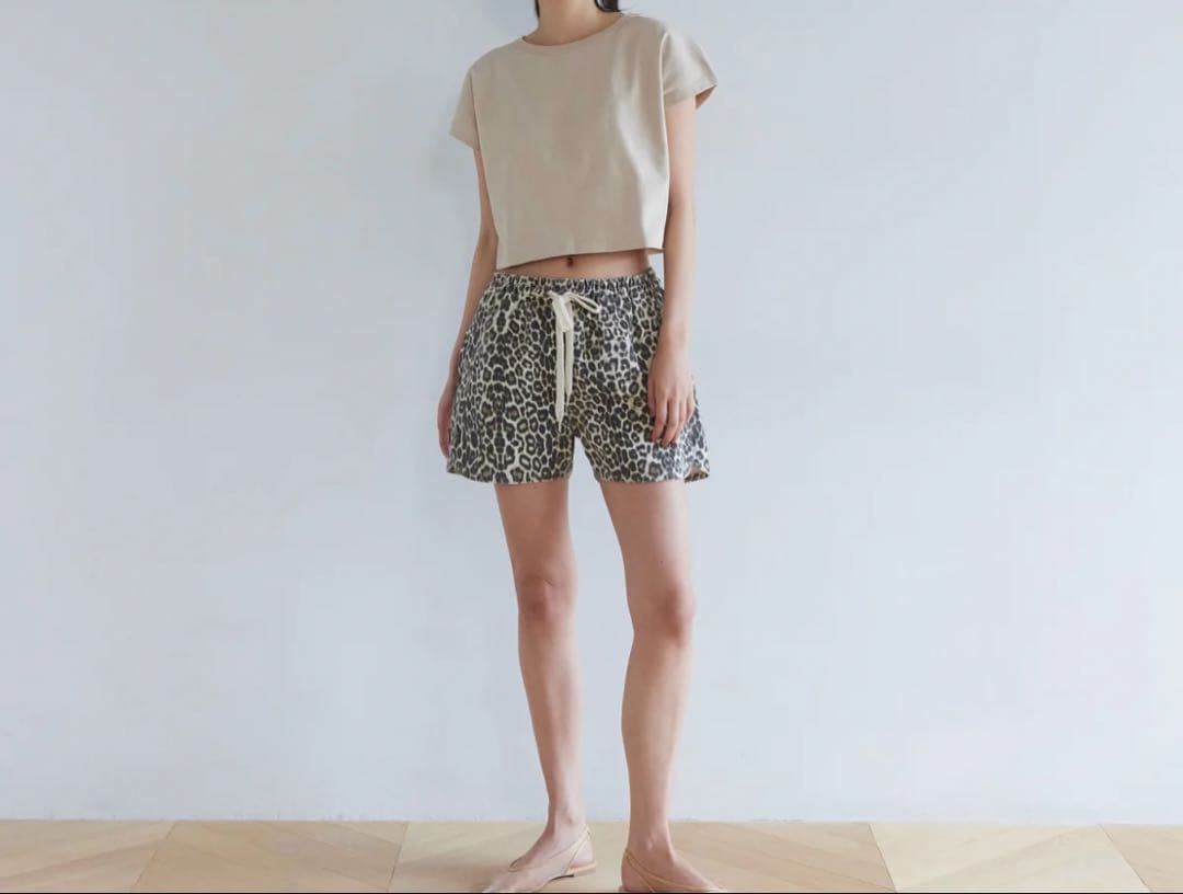 ［未使用］ライトCanvasギャザーショートパンツ シールームリン