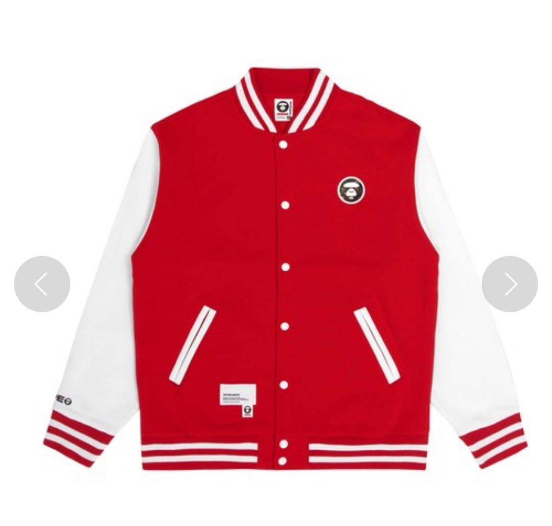 AAPE NOW BUTTON SWEATER スタジャン