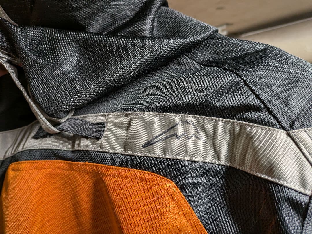 本日だけ値下げ！クシタニメッシュジャケット オレンジ/黒