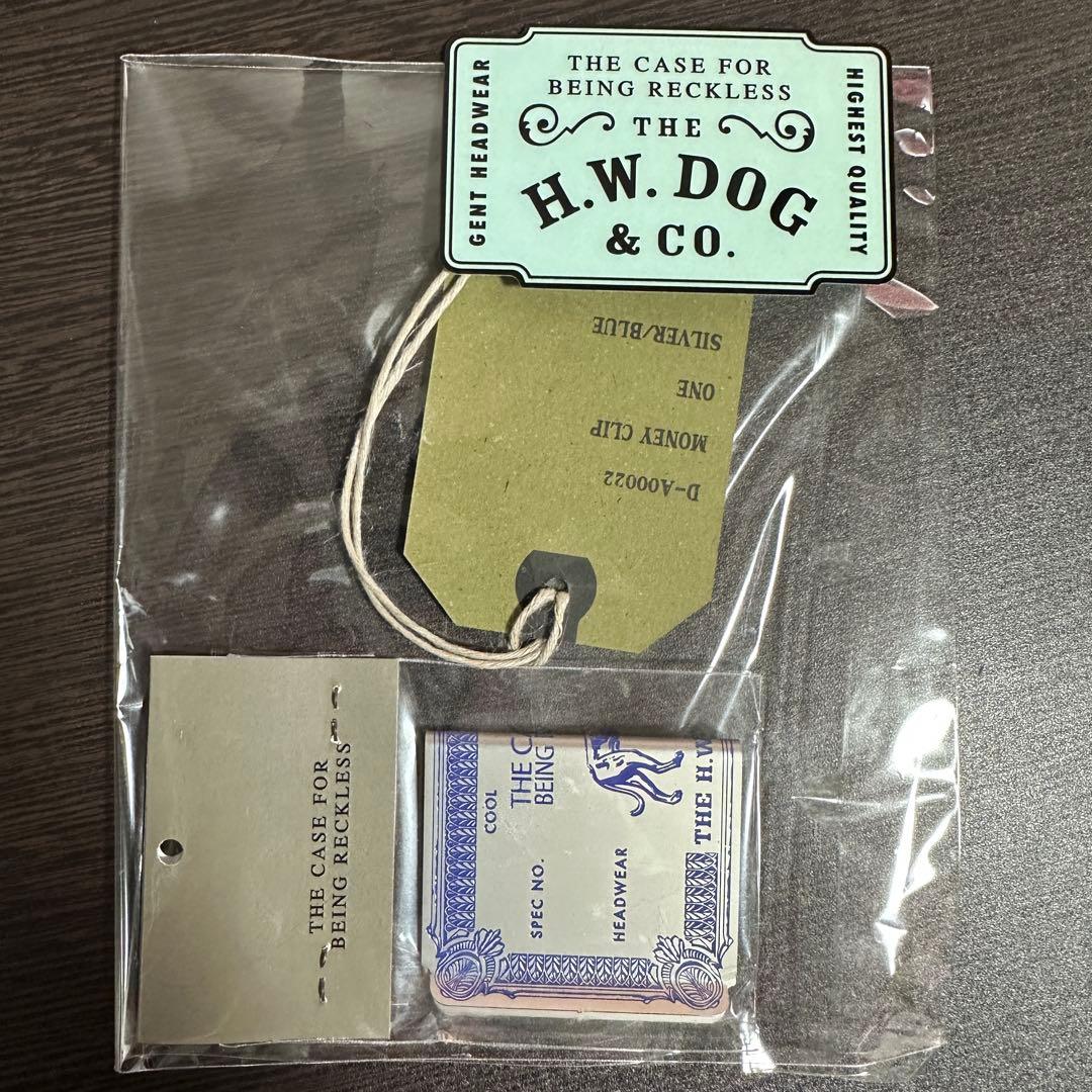 H.W. DOG & CO. シルバー マネークリップ