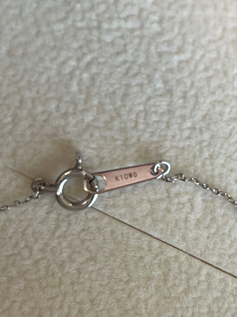 ESTELLE エメラルド K10WGネックレス