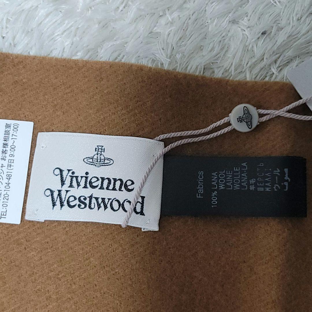 新品タグ付き✨️Vivienne Westwood マフラー キャメル 24AW