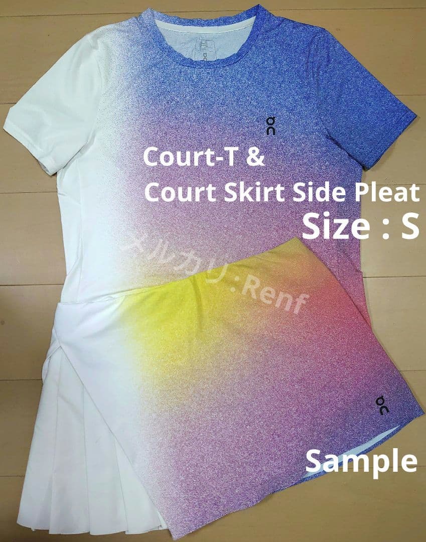 On Court-T&Skirt テニス SizeS 全仏ver. 新品/未開封