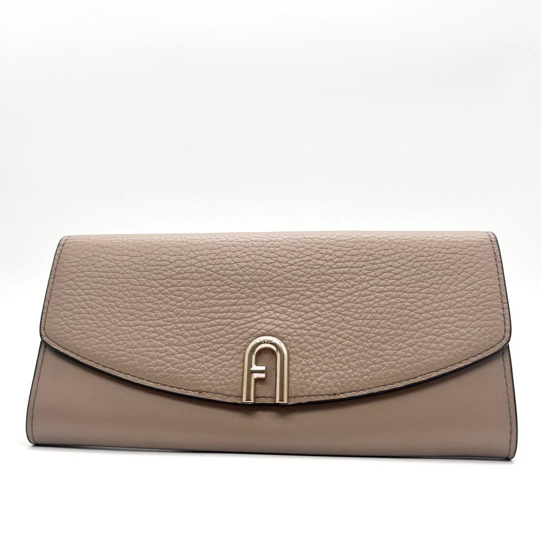 未使用級　FURLA　フルラ　長財布　レザー　アーチロゴ　ソフィア
