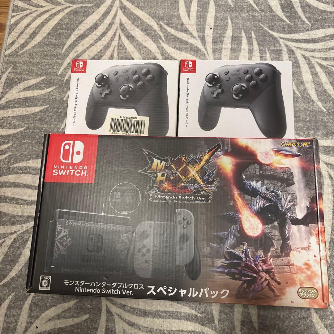 Nintendo Switch MHダブルクロススペシャルパック+プロコン2個