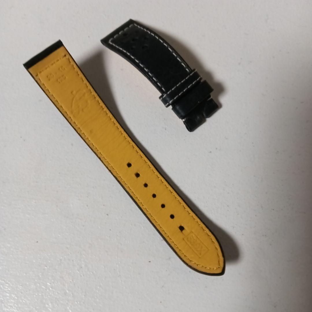 ブライトリング BREITLING レザーストラップ ブラック 20-18