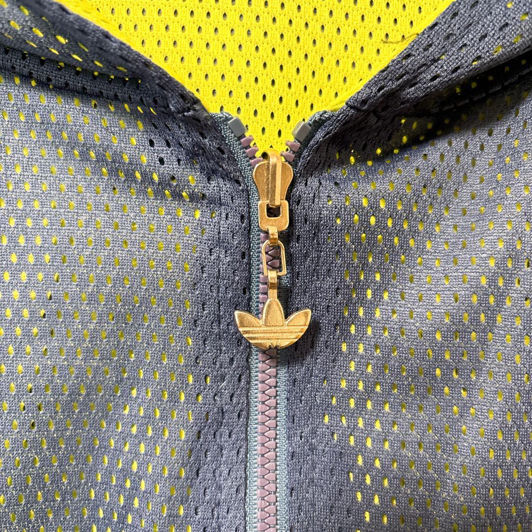 アディダス adidas トラックジャケット リバーシブル メッシュ フードロゴ