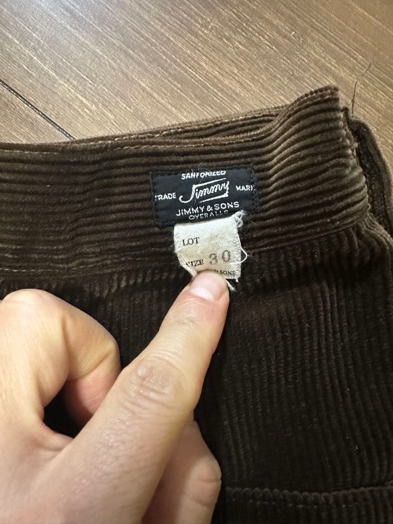 REDDISH BROWN コーデュロイパンツ