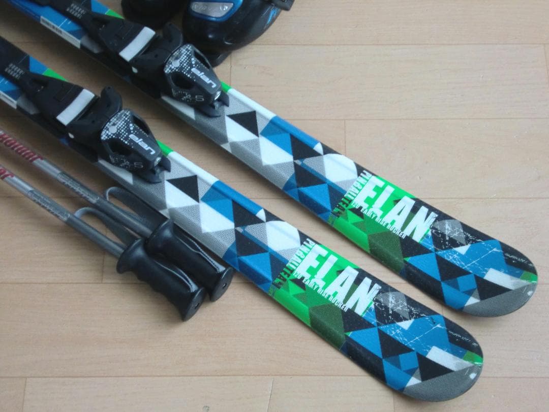 ■■11月限定■送料無料■ELAN＋Hart子供用スキー4点セット120/22■