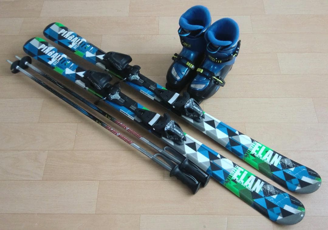 ■■11月限定■送料無料■ELAN＋Hart子供用スキー4点セット120/22■