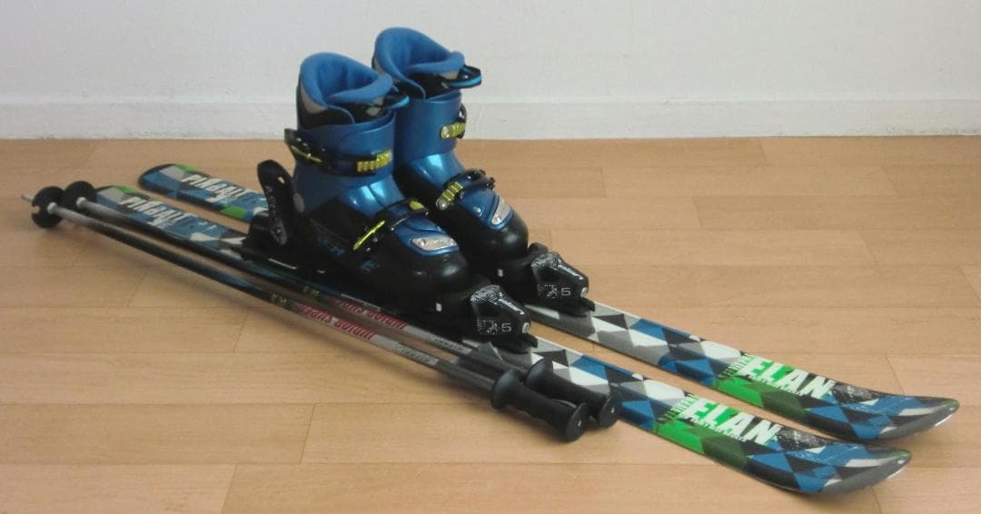 ■■11月限定■送料無料■ELAN＋Hart子供用スキー4点セット120/22■